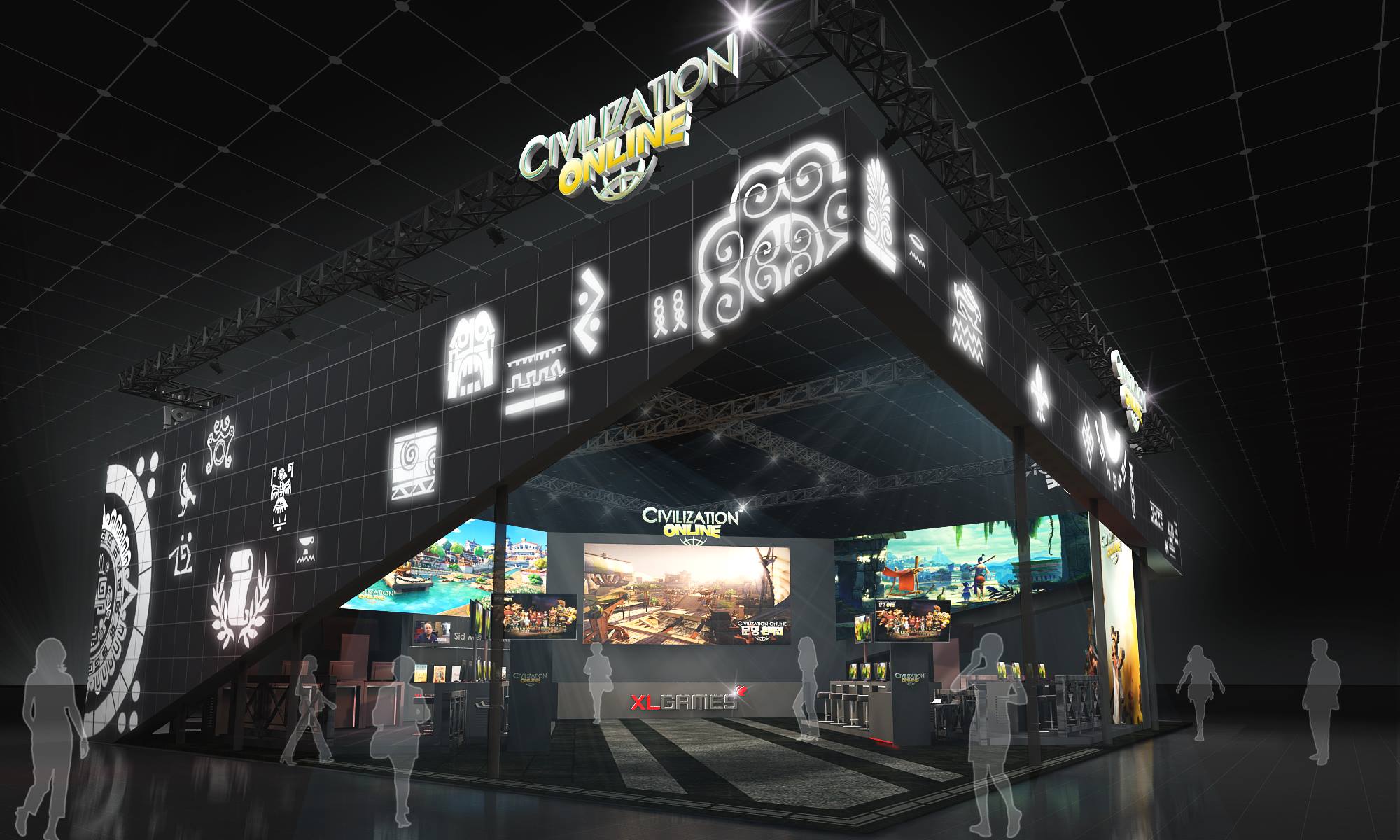Civilization-Online-G-Star-2014-booth-design