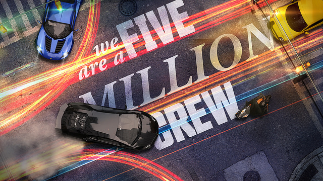 แรงเงียบ The Crew เกมส์แอคชั่น MMO-Car-PG มียอดนักซิ่งในเกมส์ทะลุ 5 ล้าน