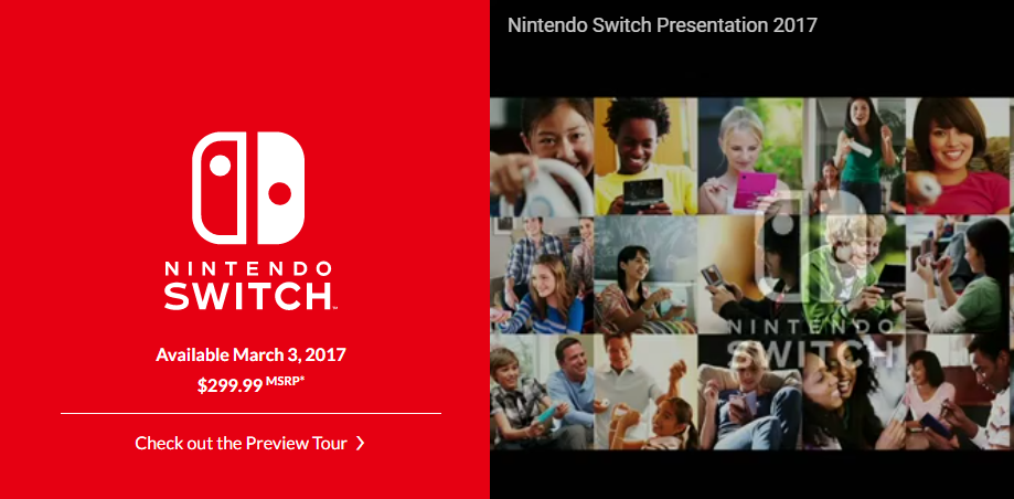 เคาะแล้ว ราคาเครื่อง Nintendo Switch พร้อมรายชื่อเกมจ่อคลอดปี 2017