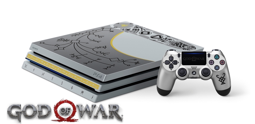 PlayStation 4 Pro เผยโฉมรุ่นลิมิเต็ดลาย God of War วางขาย เมษายนนี้