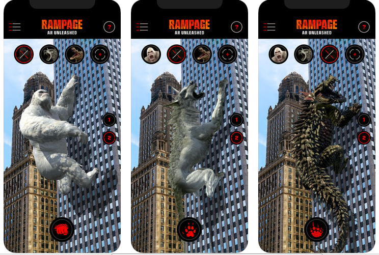 Screenshot 2018 3 22 Rampage AR Unleashed on the App Store1