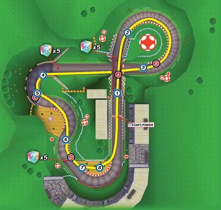 Mario Kart Tour Sample Map