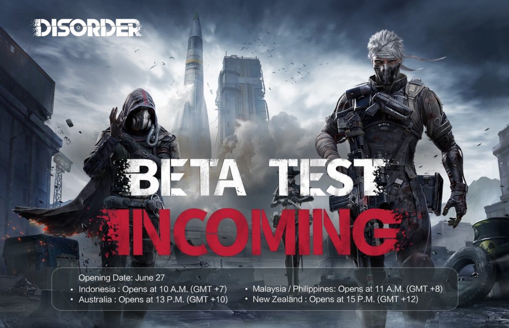Disorder Closed Beta Test date and time
