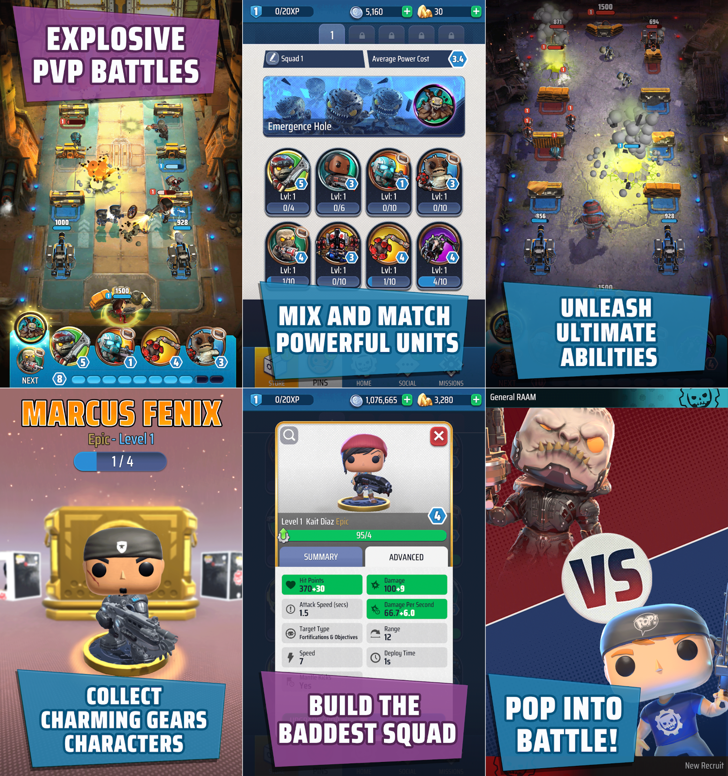 Gears POP game images