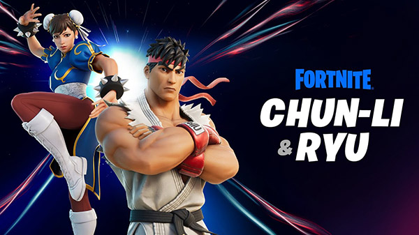 Fortnite ประกาศเตรียมนำชุด Ryu และ Chun Li จาก Street Fighter ลงเกม