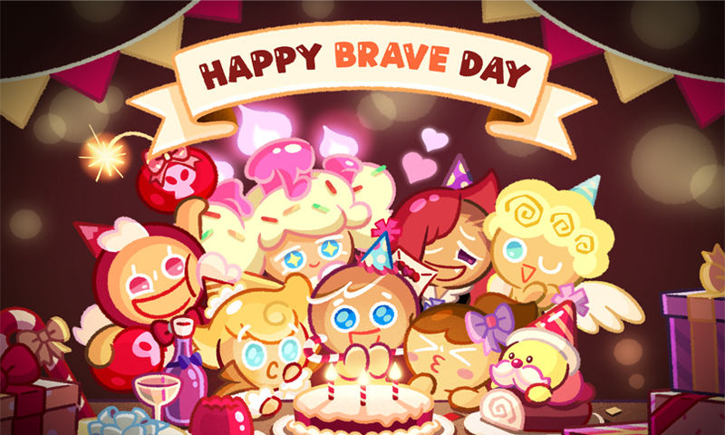 “Happy Brave Day! สุขสันต์วันเกิดคุกกี้ผู้กล้าหาญ!” แฟนๆ ทั่วโลกร่วมฉลองวันเกิด “คุกกี้ผู้กล้าหาญ” คาแรกเตอร์หลักของคุกกี้รัน!