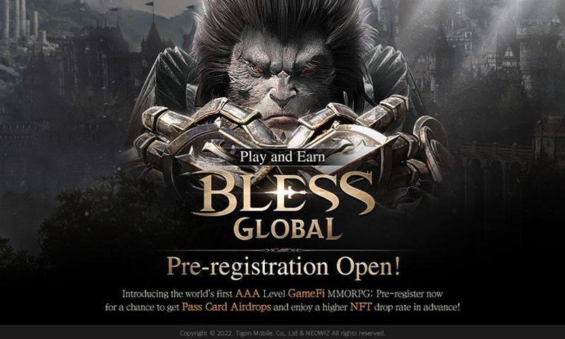 “Bless Global” เกม MMORPG แบบ P2E เปิดให้ลงทะเบียนล่วงหน้าแล้ววันนี้