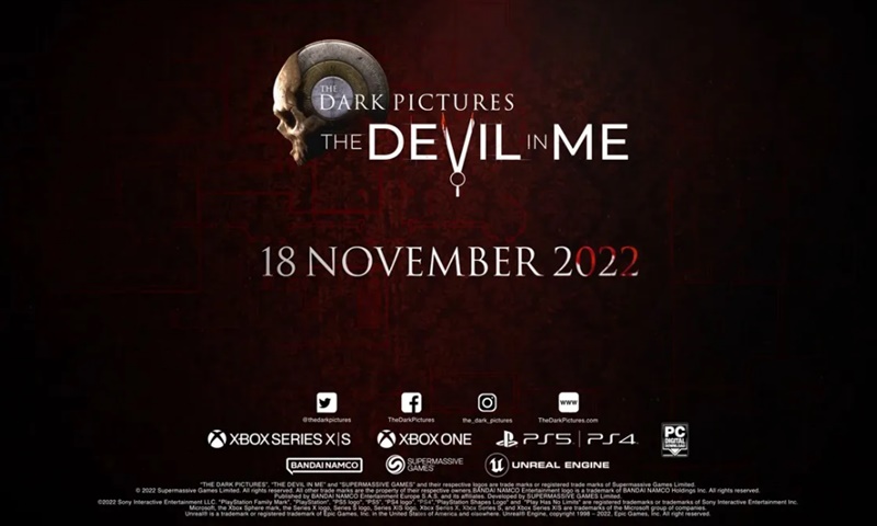 หวีดสยองครั้งใหม่กับ The Dark Pictures Anthology: The Devil In Me พฤศจิกายนนี้