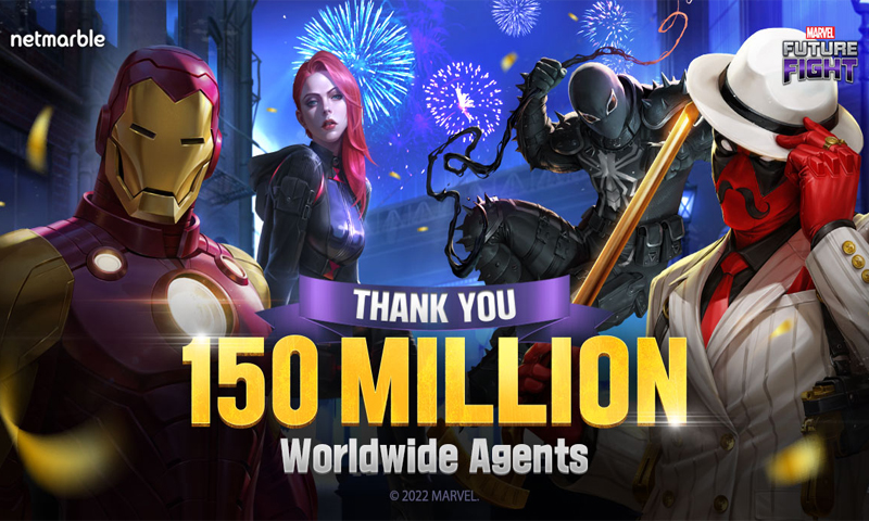 Marvel Future Fight ฉลองผู้เล่นครบ150 ล้านบัญชีทั่วโลก ด้วยส่วนลดราคายูนิฟอร์ม พร้อมคอนเทนต์ใหม่ ๆ