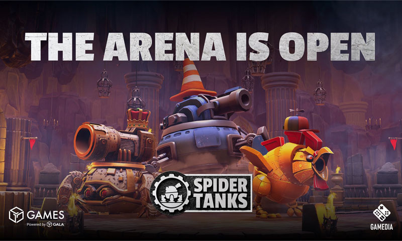 เกม Spider Tanks เปิดให้บริการเต็มรูปแบบแล้ววันนี้! ไประเบิดความมันส์บนแพลตฟอร์ม Gala Games