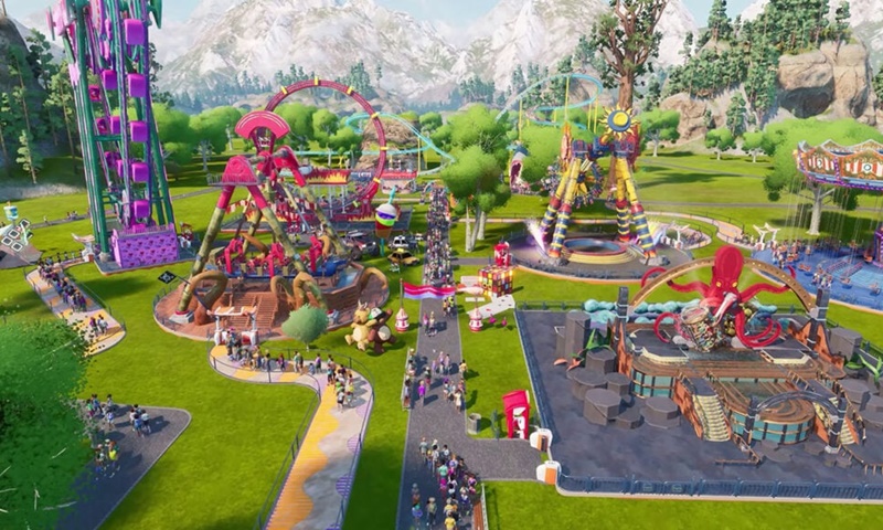 แกะเกมเพลย์ Park Beyond เกมสร้างสวนสนุกธีมปาร์กในฝัน