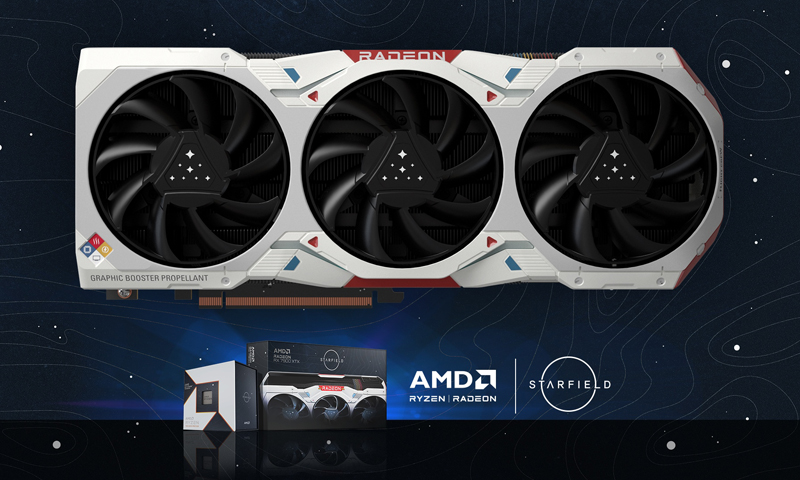 AMD เปิดตัวกราฟิกการ์ด AMD Radeon รุ่นลิมิเต็ด และบรรจุภัณฑ์โปรเซสเซอร์ AMD Ryzen ที่ได้รับแรงบันดาลใจจากเกม Starfield