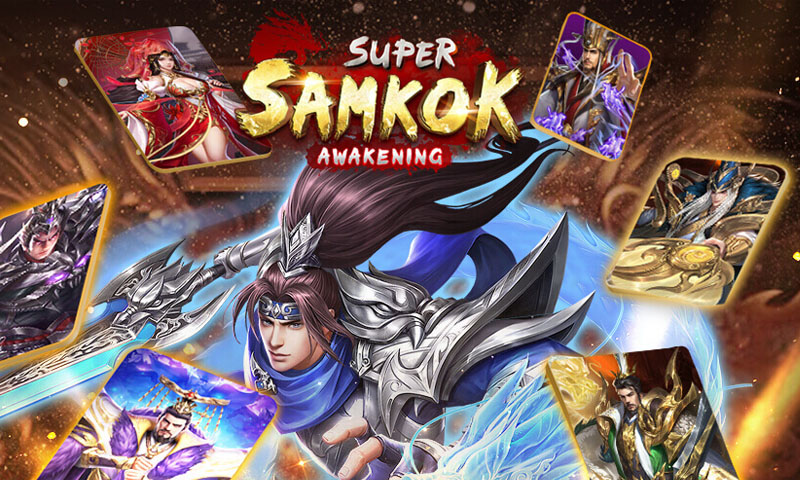 Super Samkok Awakening เกมมือถือใหม่ Idle RPG ระเบิดศึกการ์ดสามก๊กมันส์ระดับ 5 ดาว!