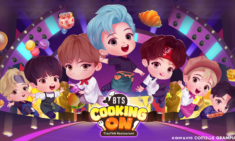 Com2uS เปิดลงทะเบียนล่วงหน้าเกมใหม่ ‘BTS Cooking On: TinyTAN Restaurant’