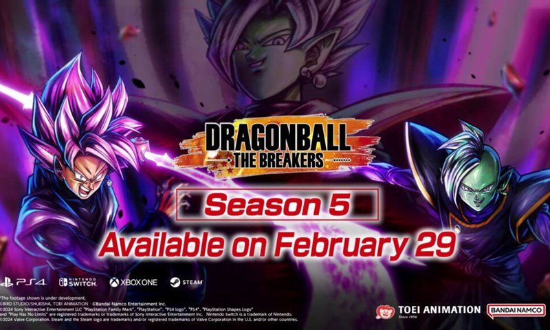 สนุกฉ่ำ Dragon Ball: The Breakers เผยคอนเทนท์ใหม่ซีซั่น 5 นำทีมโดย Goku Black