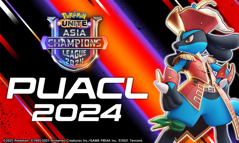 PUACL 2024 รอบชิงชนะเลิศระดับภูมิภาคเอเชียของเกม Pokémon UNITE จัดขึ้นในวันที่ 17 (ส.) และ 18 (อา.) กุมภาพันธ์นี้