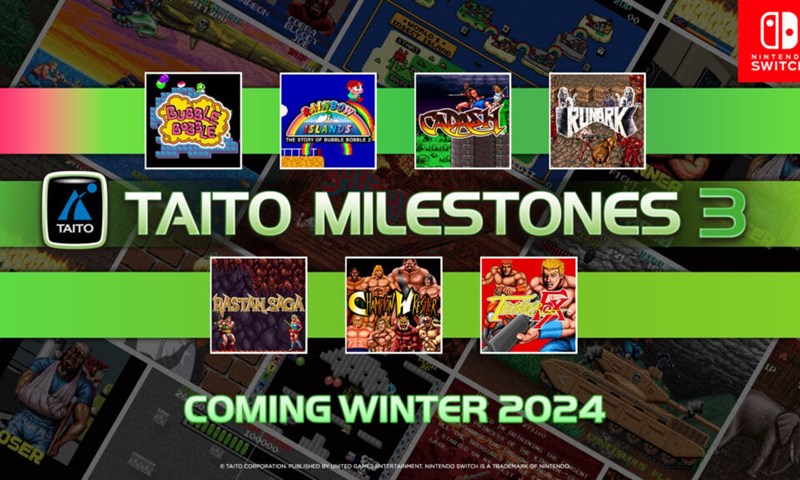ฟื้นคืนยุคทอง TAITO Milestones 3 คอลเกมตู้อาเขตในตำนาน