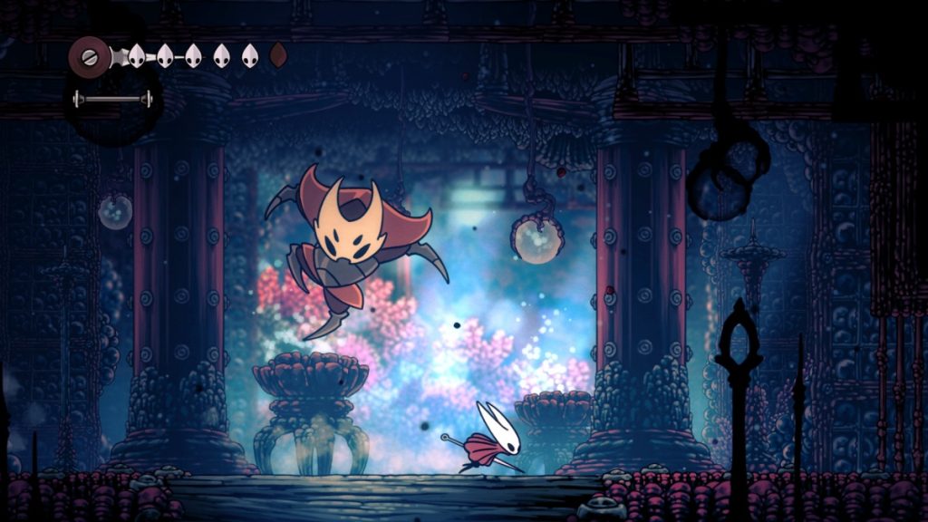 ตัวอย่างสกรีนช็อตในเกม Hollow Knight: Silksong