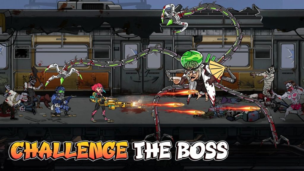 ตัวอย่างบอสในเกม Deadly Dudes