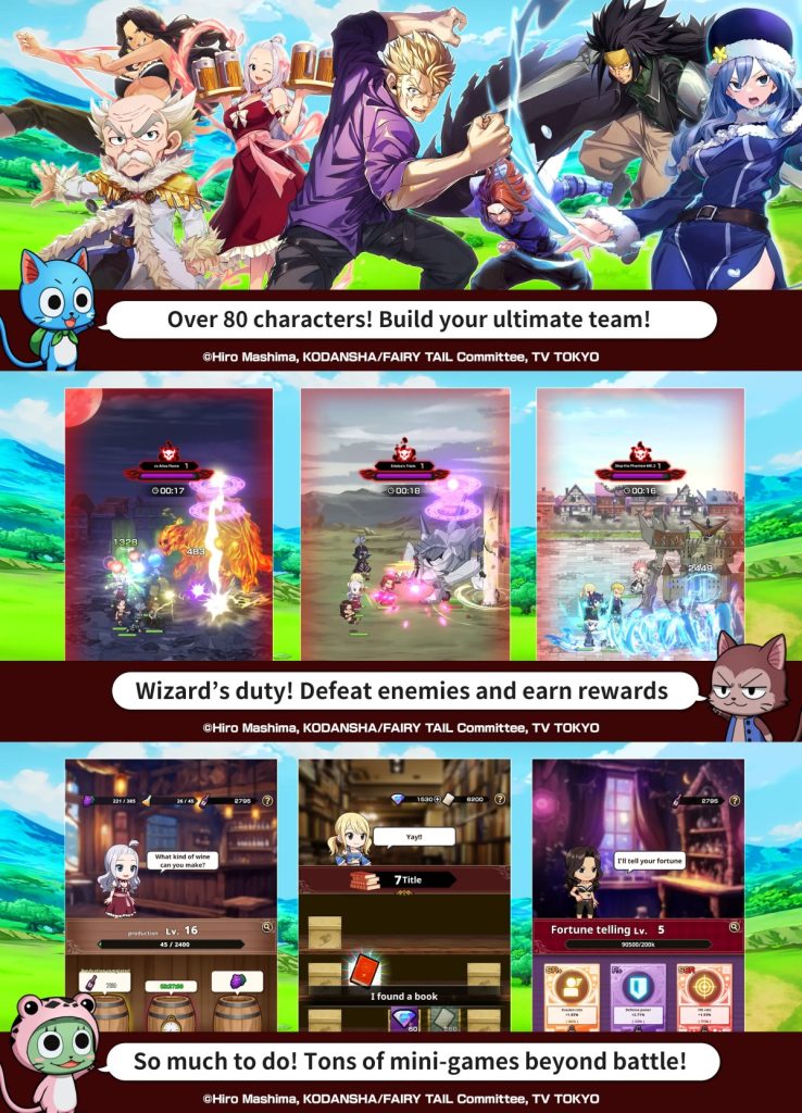 FAIRY TAIL: Wizard Chronicle เปิดลงทะเบียนล่วงหน้า เตรียมเปิดให้ลุยปลายปีนี้ 1 รูปแบบเกมเพลย์เบื้องต้นในเกม FAIRY TAIL: Wizard Chronicle