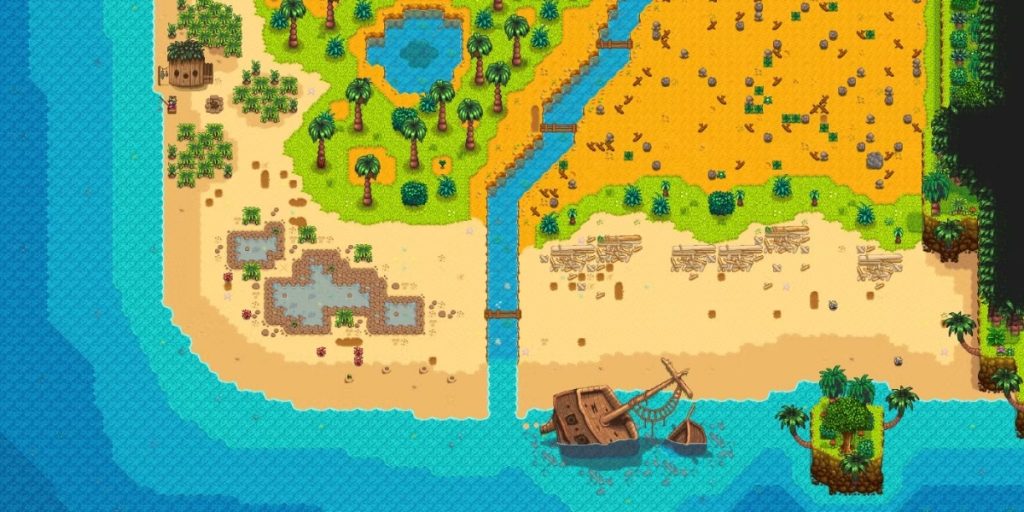 Ginger Island ก็เพิ่งมาในอัปเดต 1.5 ของเกม Stardew Valley