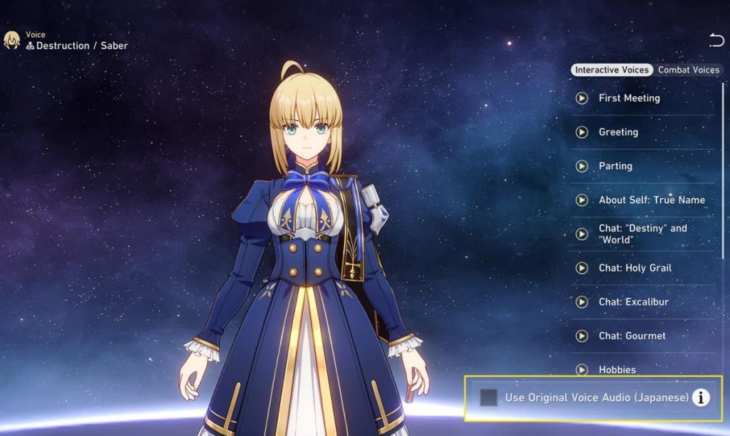 ระบบสลับเสียงตัวละครในเกม Honkai: Star Rail เวอร์ชัน 3.5