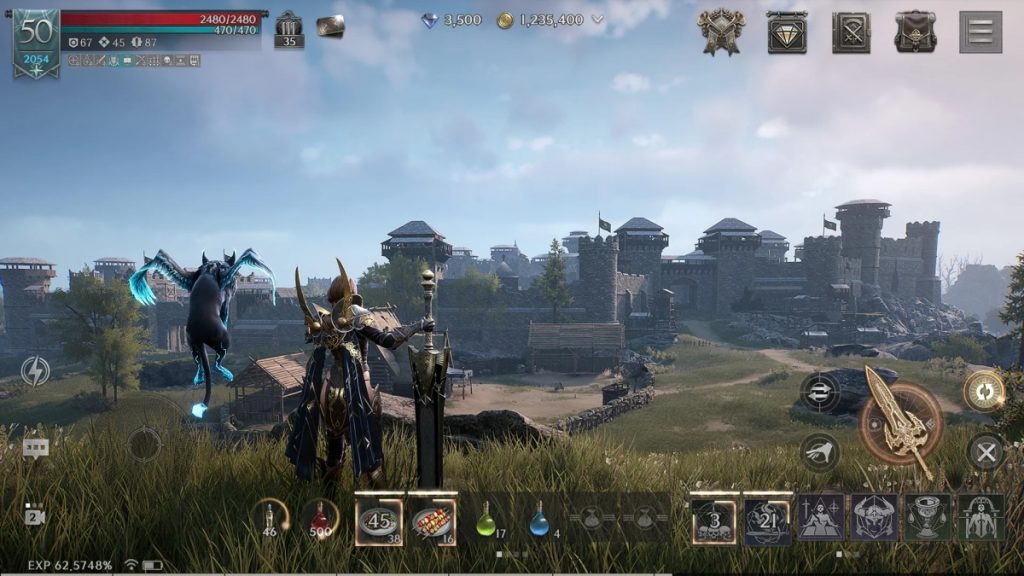 UI เบื้องต้นในเกม Raven2