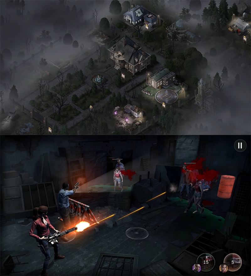 ตัวละครและเรื่องราวในเกม Resident Evil Survival Unit 