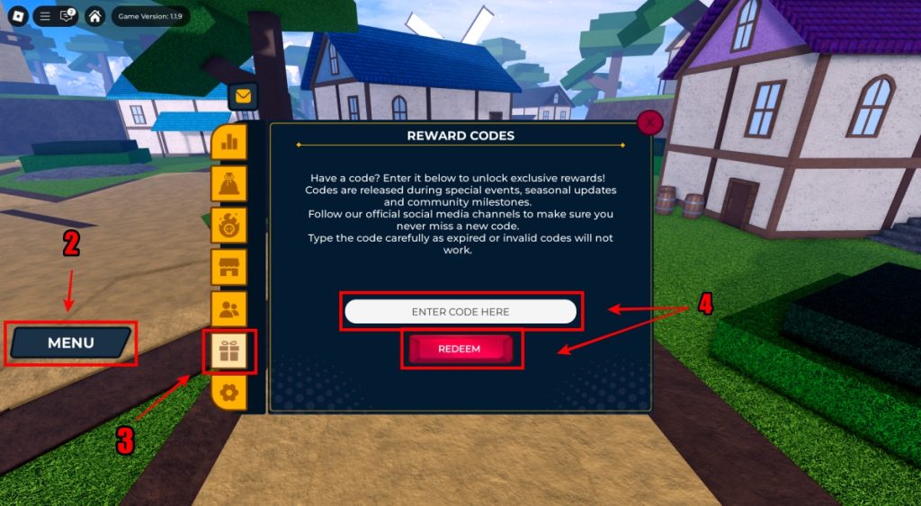 วิธีแลกโค้ดเกม Vox Seas