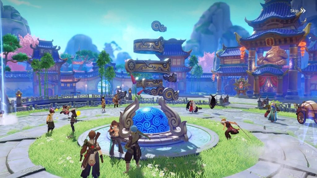 บรรยากาศในเกม Blade & Soul Heroes