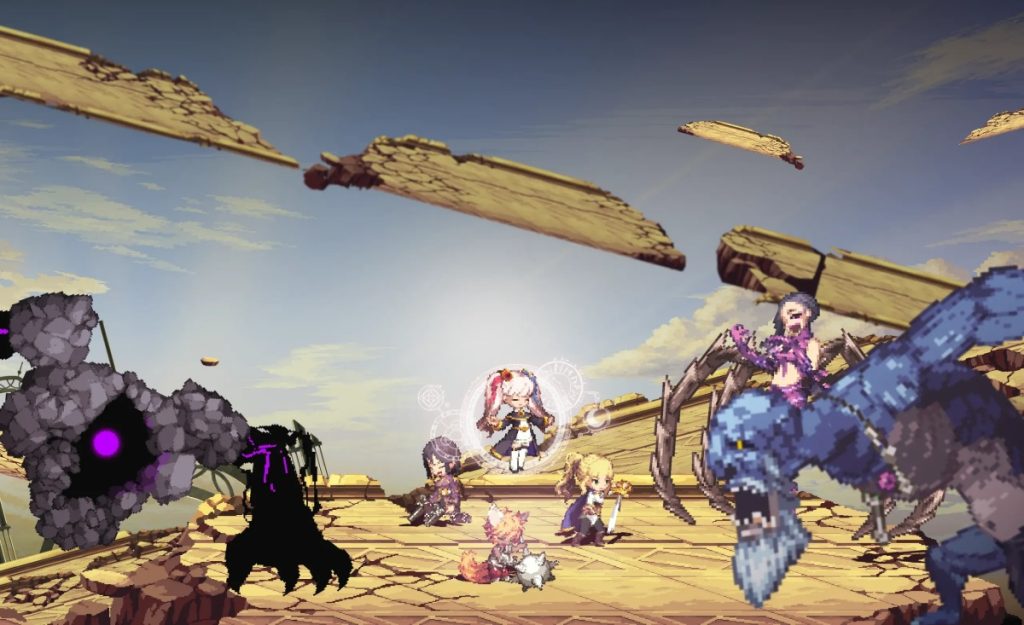 การต่อสู้ในเกม Goddess Order