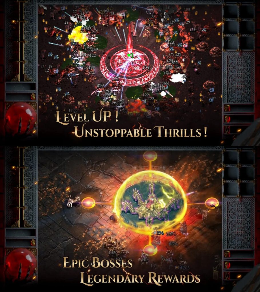 คอนเทนต์ในเกม Halls of Torment