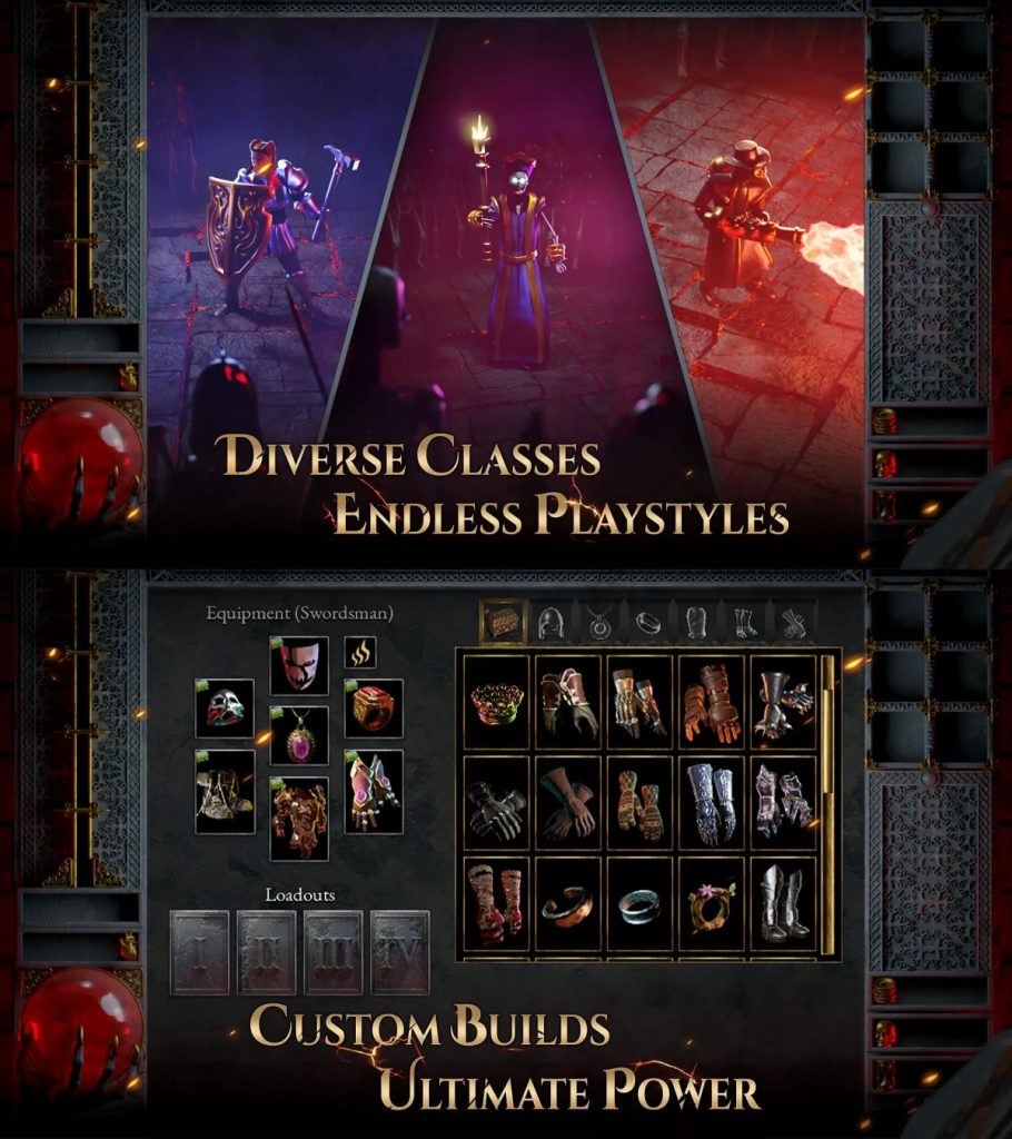 คอนเทนต์ในเกม Halls of Torment