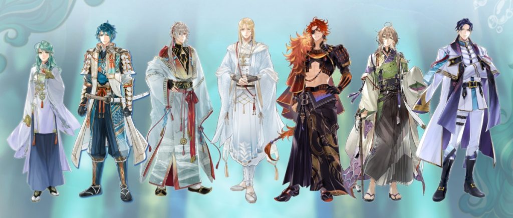 Harukanaru Toki no Naka de: Ryuuguu no Miko เกมโอโตเมะ เตรียมลงมือถือเร็ว ๆ นี้ 1 ตัวละครในเกม Harukanaru Toki no Naka de: Ryuuguu no Miko