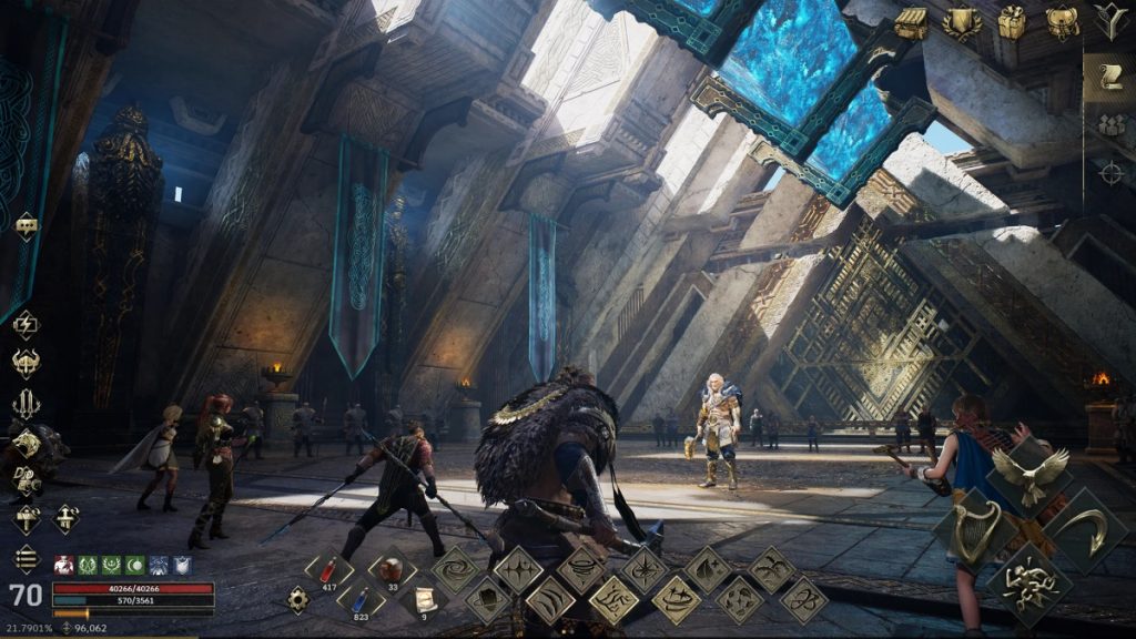 การต่อสู้ในเกม Legend of Ymir