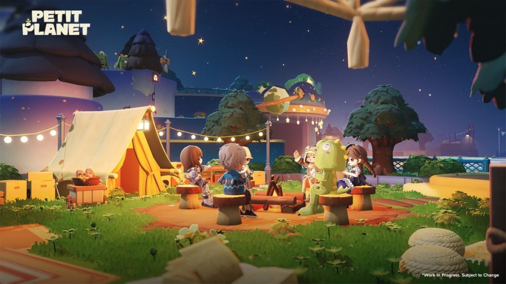 การสานความสัมพันธ์กับผู้เล่นในเกม Petit Planet