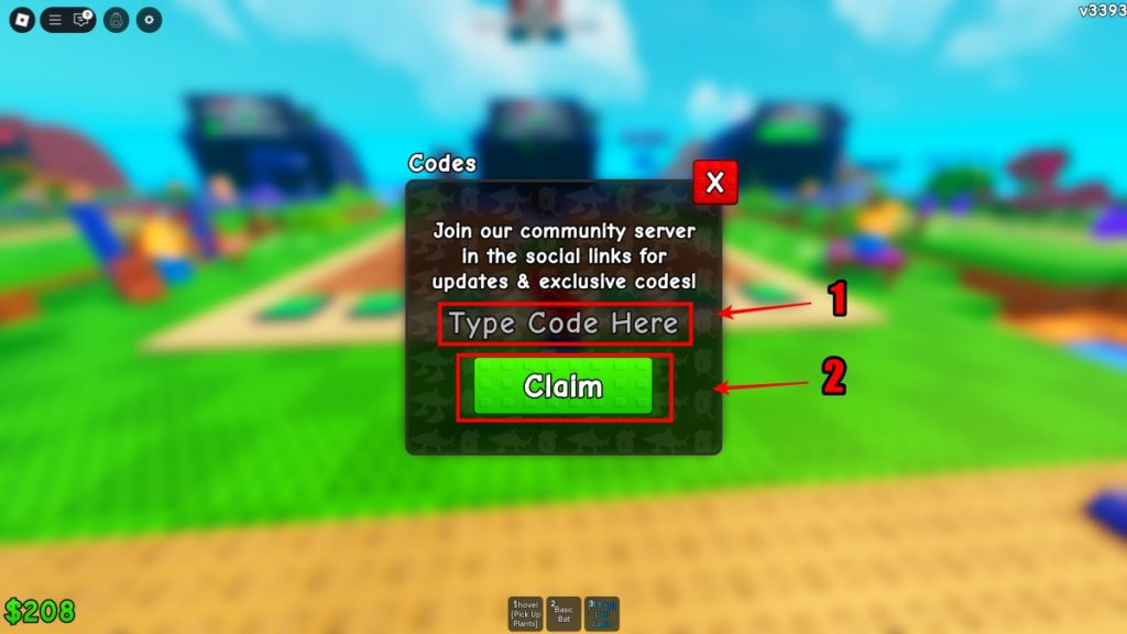 วิธีแลกโค้ดในเกม Plants vs Brainrots
