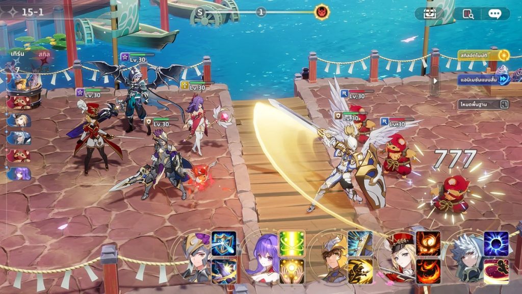 การจัดทีมต่อสู้ในเกม Seven Knights Re:Birth