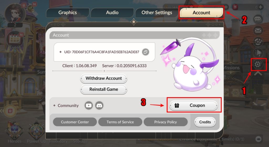 วิธีแลกโค้ดในเกม Seven Knights Re:Birth