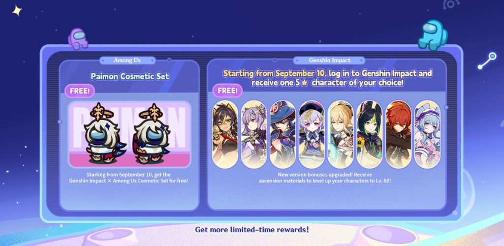การคอลแลบระหว่าง Genshin Impact และ Among Us