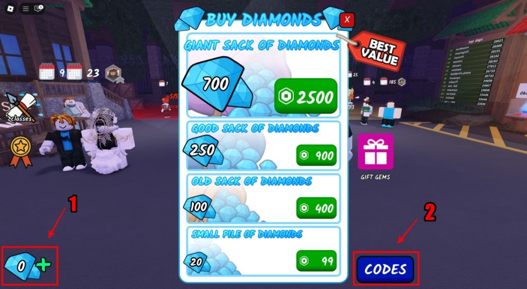 วิธีแลกโค้ด 99 Nights in the Forest