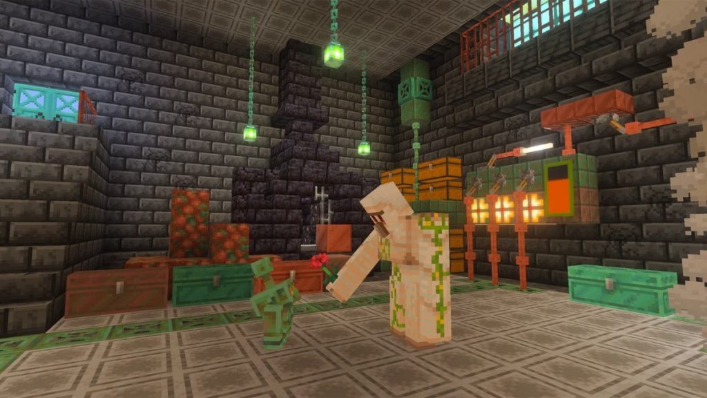 โกเลมทองแดงในเกม Minecraft