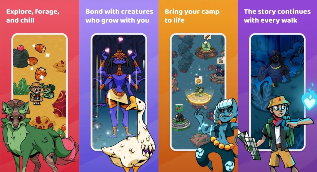 คอนเทนต์ในเกม Monster Walk