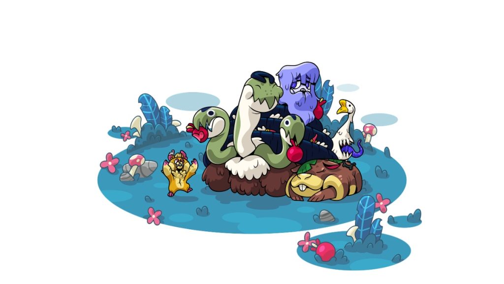 เหล่ามอนสเตอร์ในเกม Monster Walk