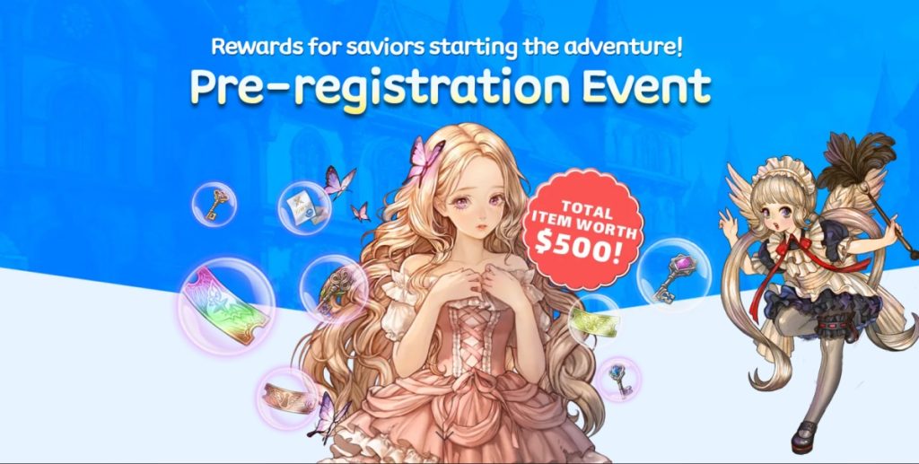 ของรางวัลกิจกรรมลงทะเบียนล่วงหน้าในอนาคตเกม Tree of Savior M