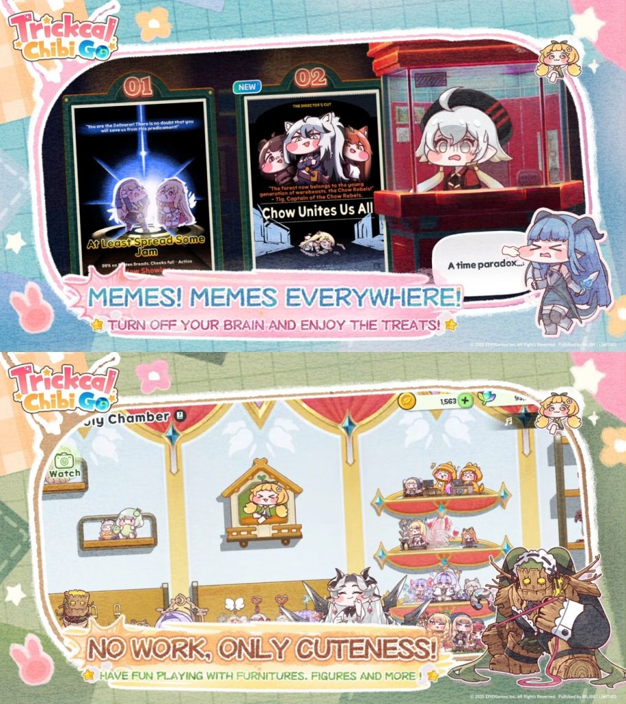 คอนเทนต์ในเกม Trickcal: Chibi Go