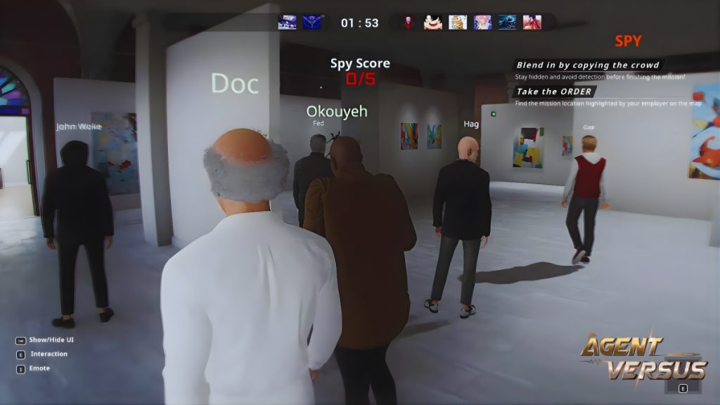 การทำภารกิจของ Spy ในเกม Agent Versus