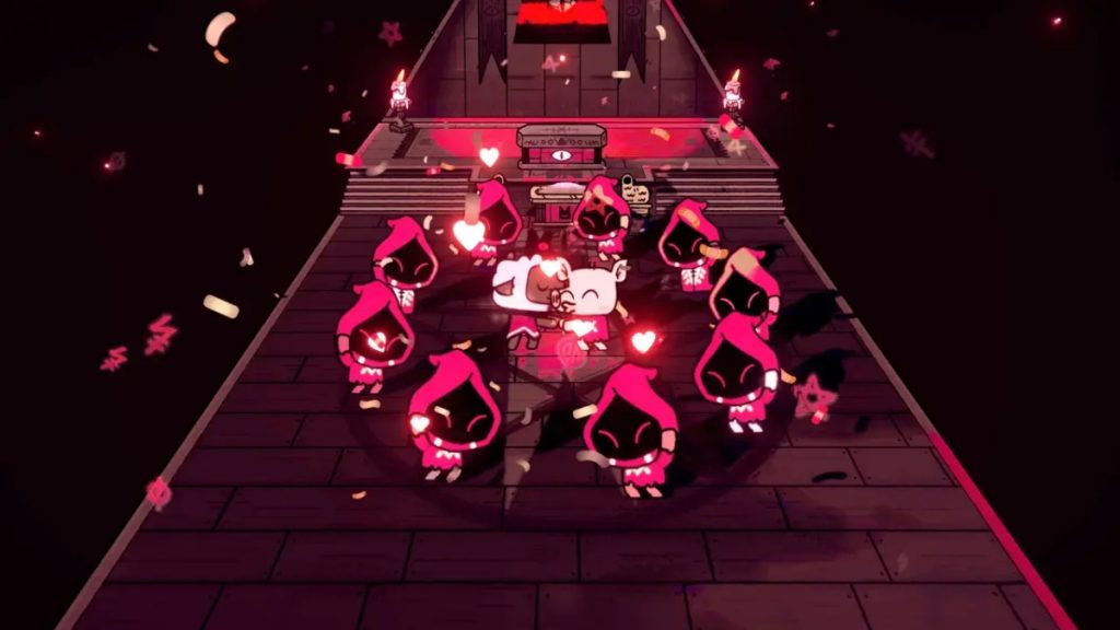 Cult of the Lamb เกมอินดี้สร้างลัทธิ เตรียมลง Apple Arcade 2 ธ.ค. นี้ 1 การสร้างลัทธิของน้องแกะในเกม Cult of the Lamb