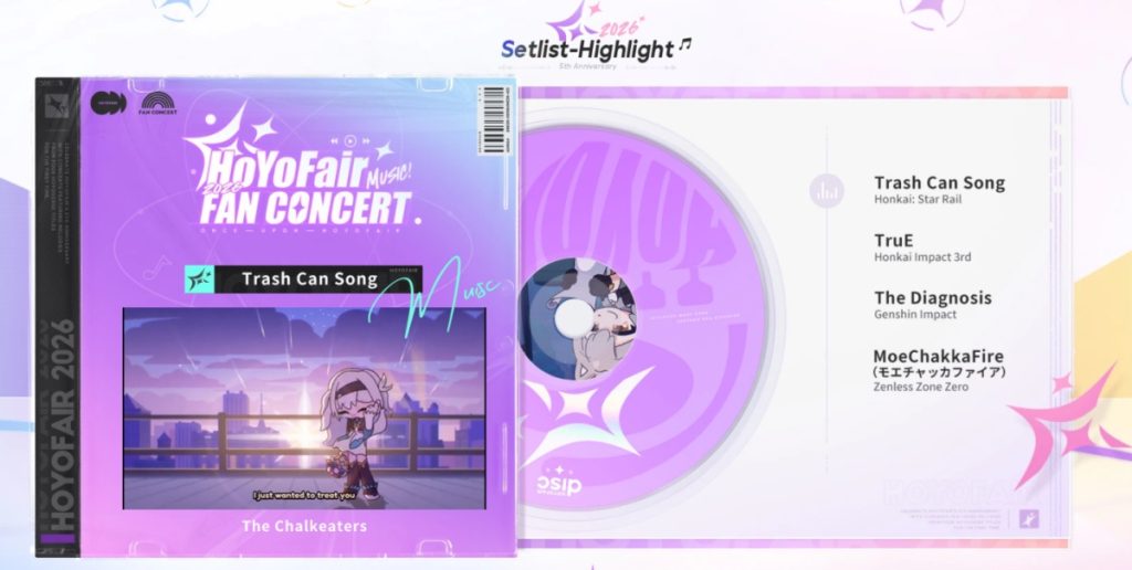 ตัวอย่างผลงานของแฟนเกมใน HoYoFair World Tour