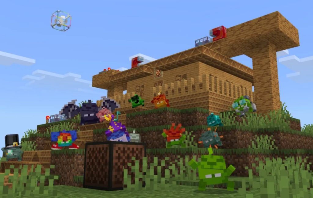 เหล่า Om Nom ใน Cut the Rope Minecraft Add-on